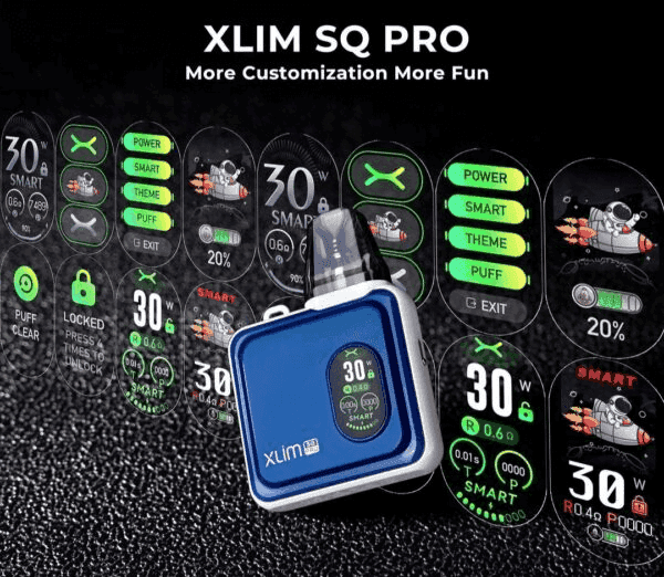 OXVA XLIM SQ PRO小蠻牛30W電子煙主機V1V2V3空倉煙彈官網 - Image 5